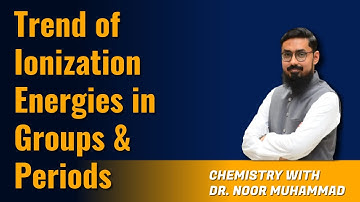 Trend of Ionization Energies in Groups & Periods