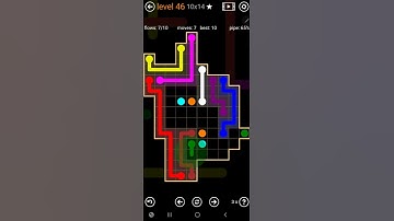 How To Solve Flow Free Amoeba Pack Level 46 10x14 Board Walk Through Solution Walkthrough
