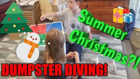 DUMPSTER DIVING! UNBELIEVABLE Toy Haul! Summer Christmas Saved From the Landfill!