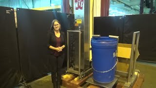 MTC Model HLC-1 Column Barrel Dumper Demonstration