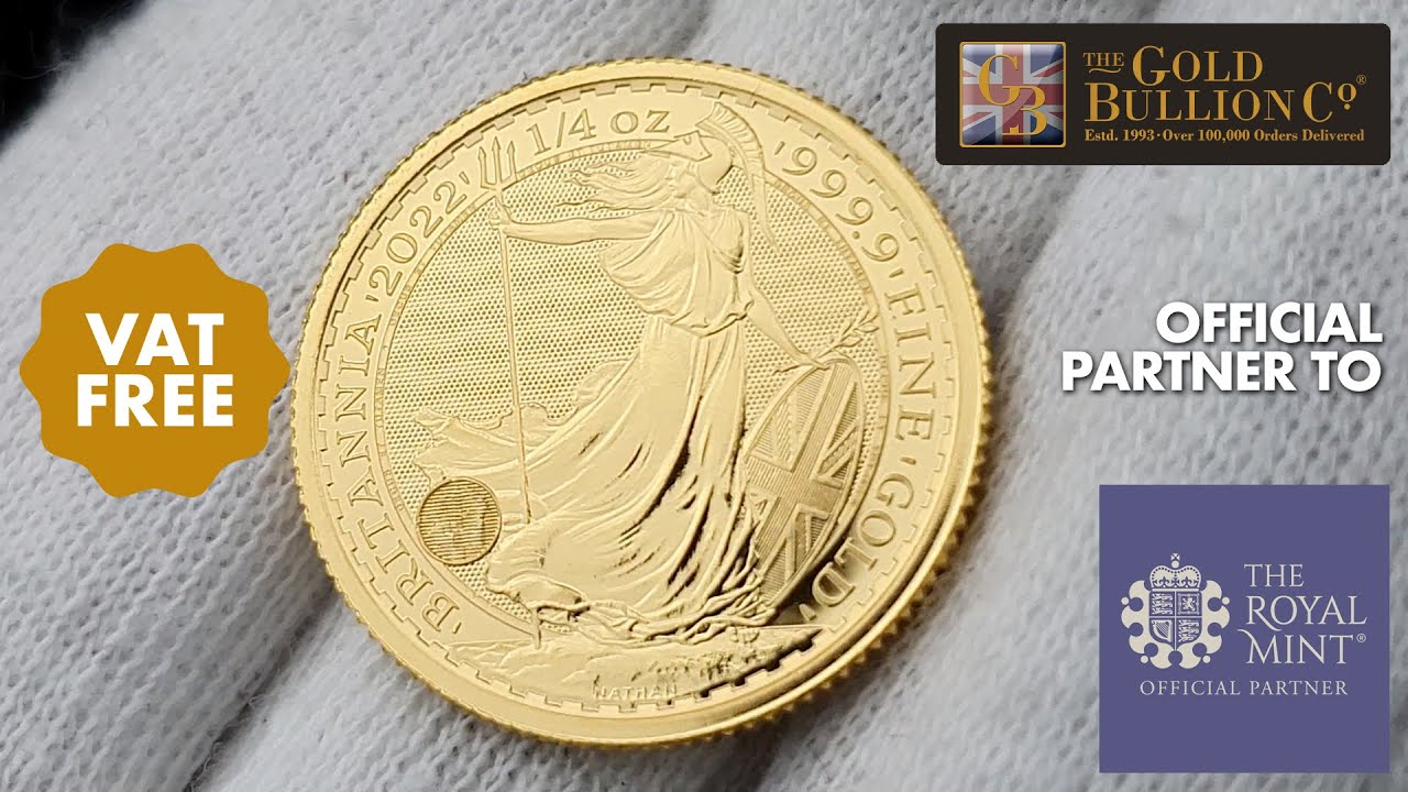 2022 1/4oz Gold Britannia Coin - Gold Bullion Co