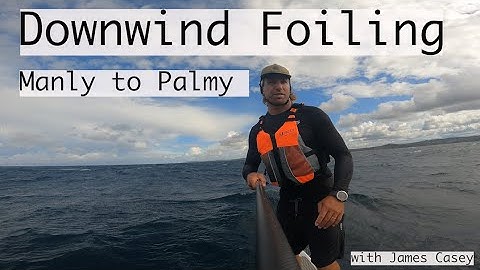 Downwind Foil Manly naar Palmy op de Code Foils 850