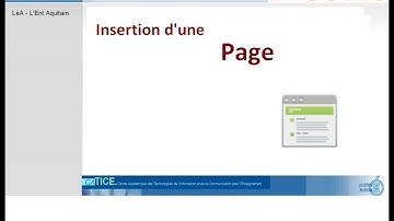 Moodle : Ajouter page