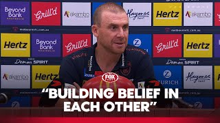 Demons land back to back wins! | Melbourne Press Conference | Fox Footy