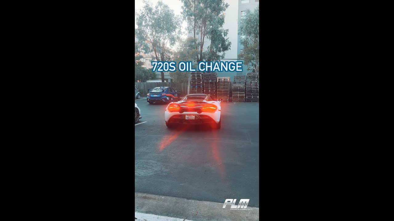 Проверка уровня масла в 720S