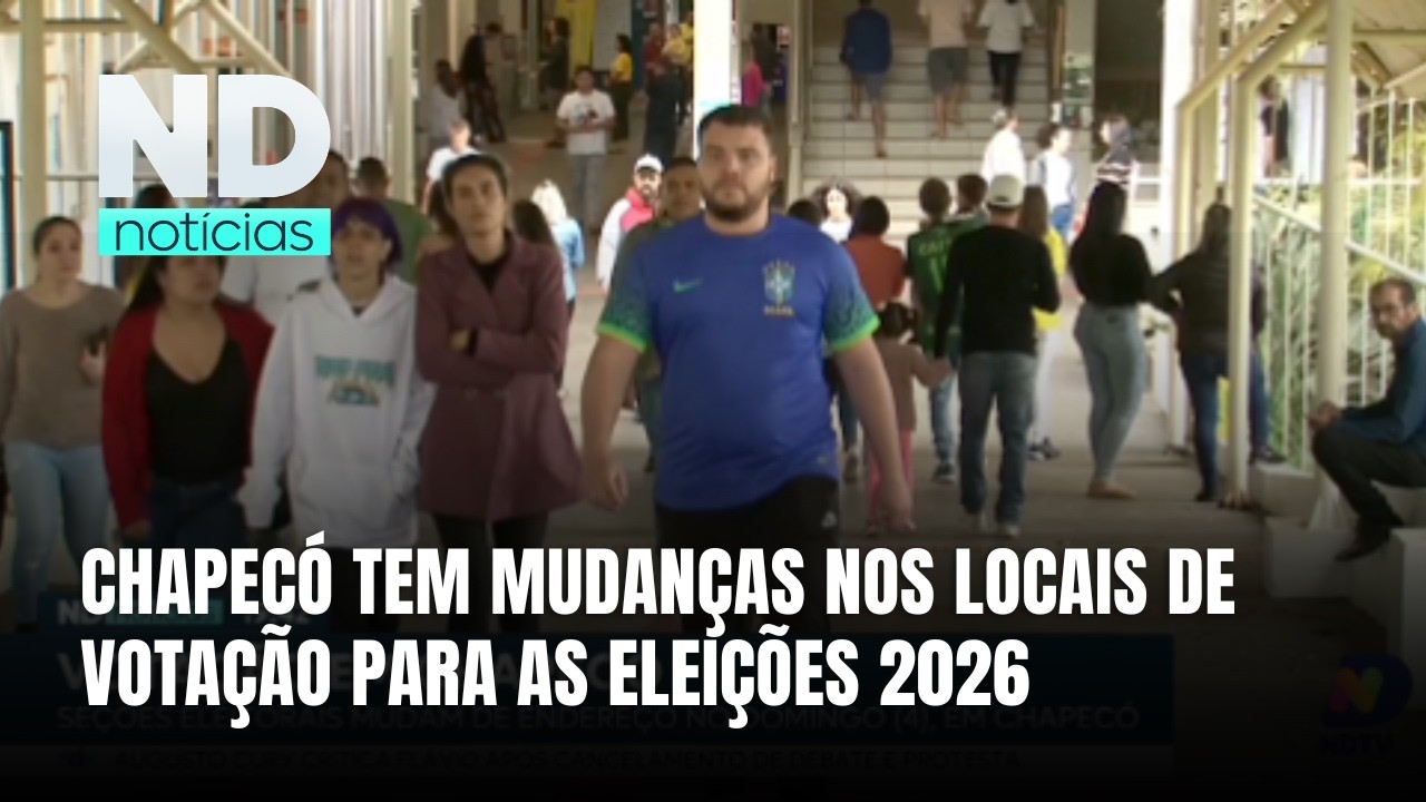 Votação em Chapecó: confira as seções eleitorais que mudaram de endereço