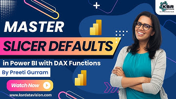 Master Slicer Defaults in Power BI with DAX Functions | Scenario-based interview questions