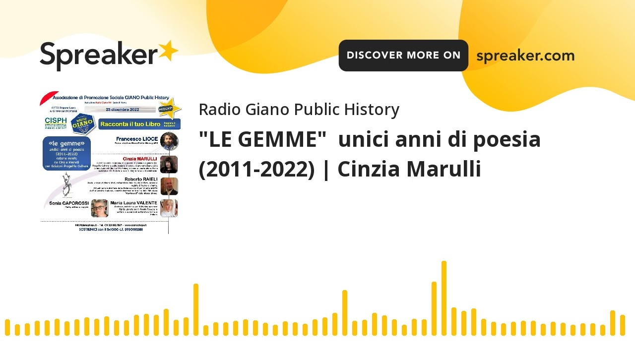 “LE GEMME”  unici anni di poesia (2011-2022) | Cinzia Marulli