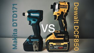 New Dewalt DCF850 vs Makita DTD171