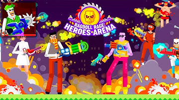 Ragdoll Rage: Heroes Arena - Mobile Gameplay Walkthrough Part 1 (iOS, Android)