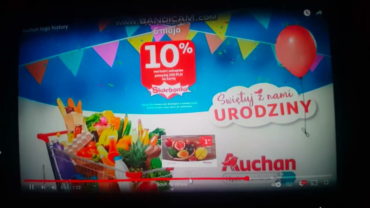 Auchan Logo History (Updated)