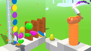 Slice it all! Very satisfying and relaxing ASMR slicing game | I play All Levels