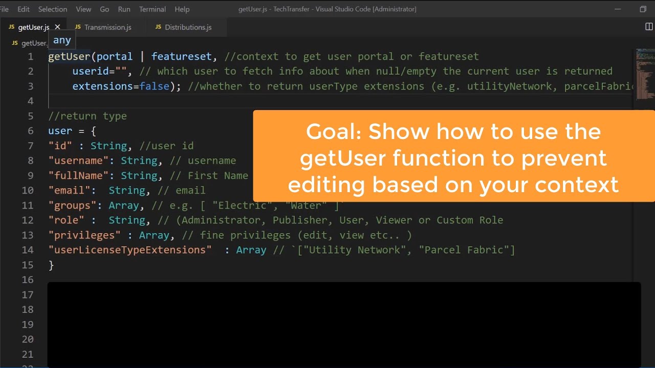 Use the getUser Function to Control Editing Access - YouTube