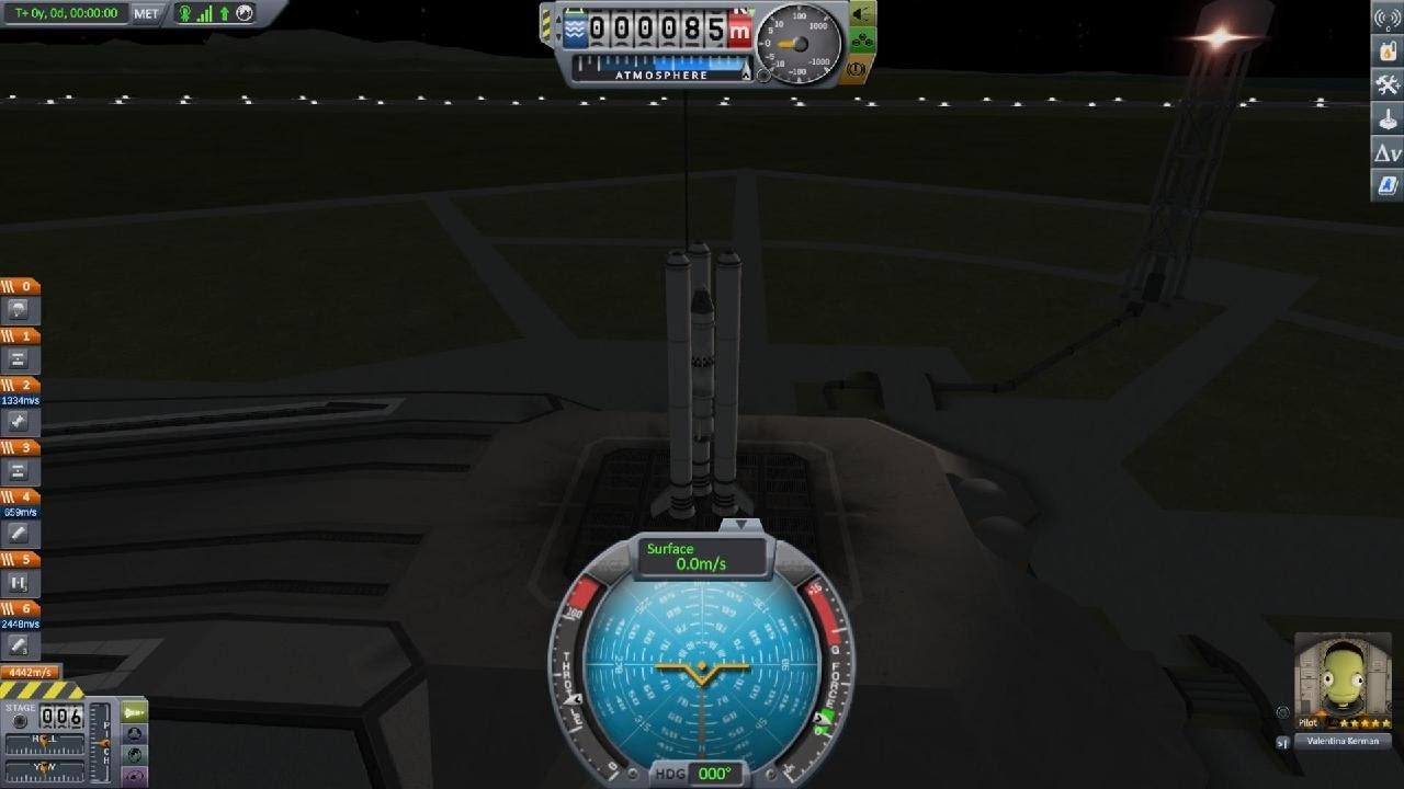 Kerbal Space Program - Clean orbit and reentry.