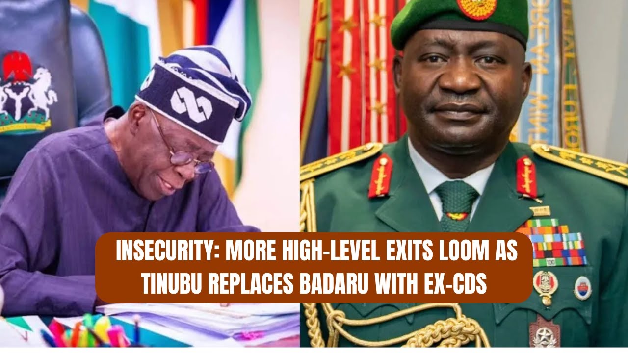 Insecurity: More High-level Exits Loom as Tinubu Replaces Badaru With ...