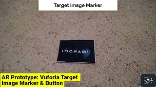 AR Prototype: Vuforia Target Image Marker & Button - UNITY