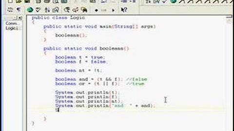 Lesson 3 - Logic [1/3]