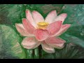 Как нарисовать цветок лотос / водяная лилия