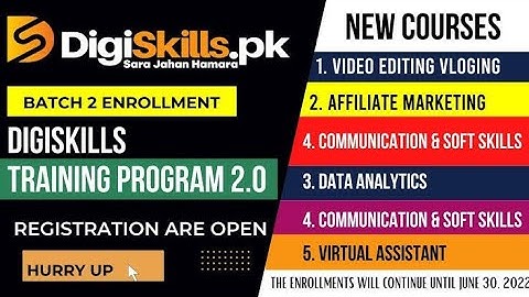 Digiskills Batch 02 | How to enroll in Digiskills | LMS system | Courses Enrollment | Freelancing