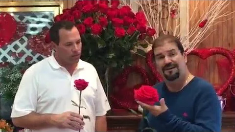 David and Art Talk Roses