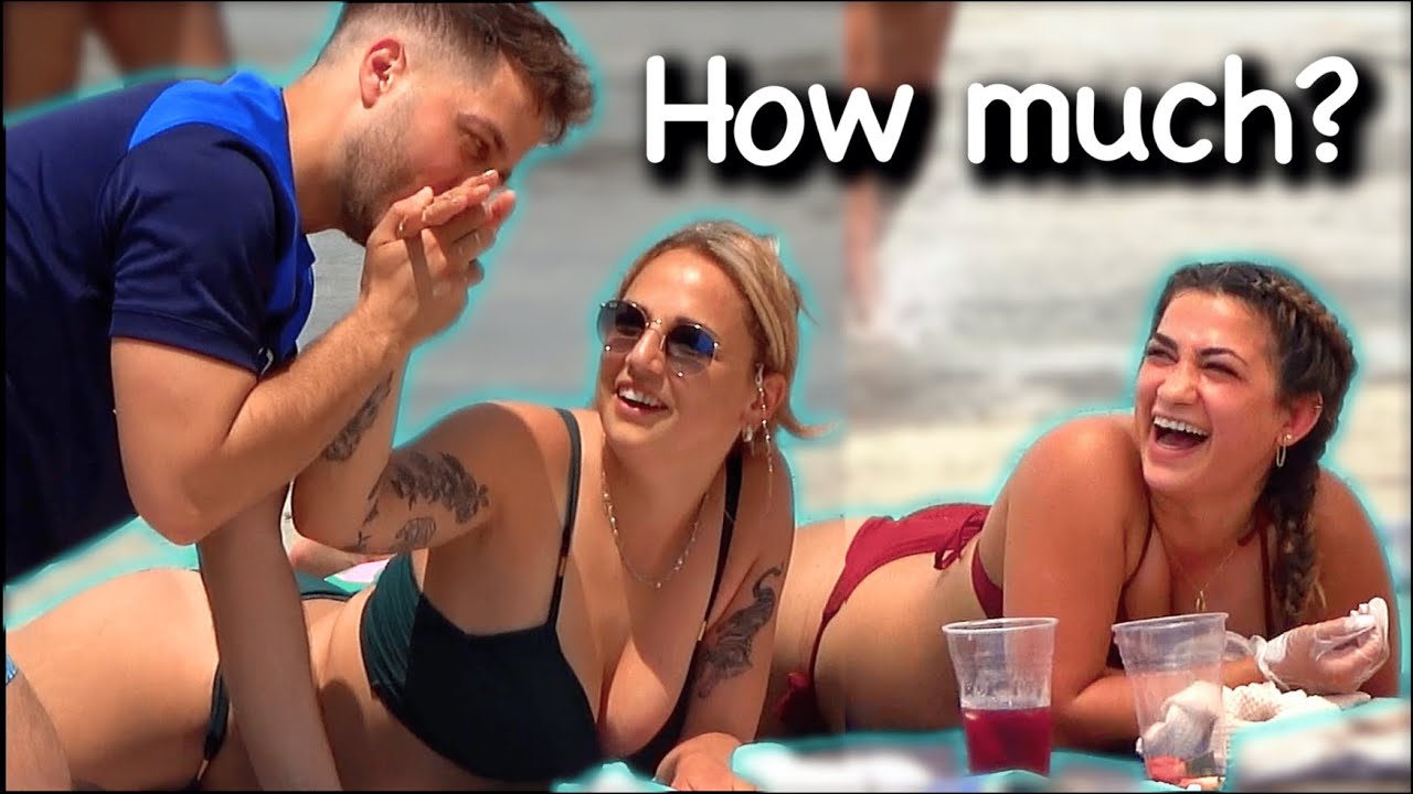 Bei Frauen mit auf's Strandtuch legen I Mallorca Edition I Streetcomedy