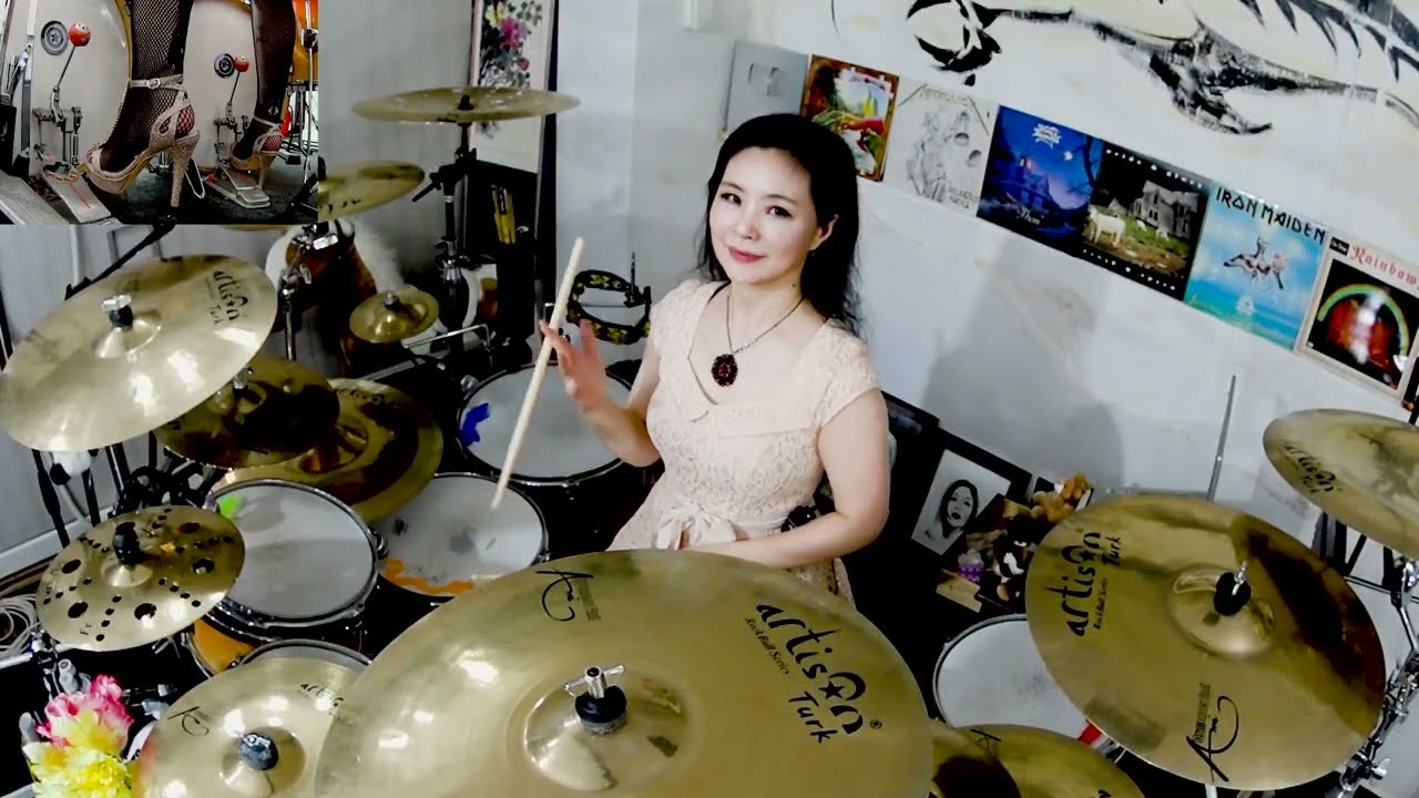 KAMELOT SACRIMONY drum cover by Ami Kim (200)