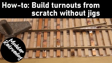 How to build turnouts without jigs