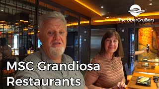 MSC Grandiosa Speciality Restaurants