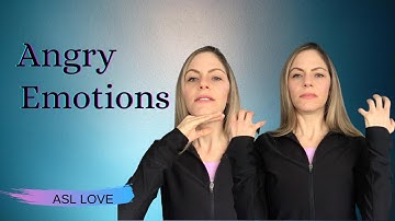 How to Sign Angry Feelings - Emotions - Sign Language (ASL)