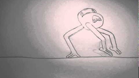 Light Box Creature Walk Cycle