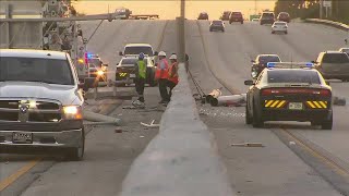 Traffic comes to halt on Palmetto Expressway after truck crash