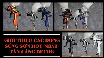 Một Số Dòng Súng Phun Sơn Tầm Trung Và Cận Cao Cấp Mới Về - SEBA - YATO - FUJIWARA