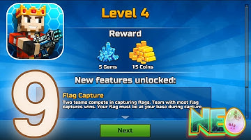 Pixel Gun 3D: Gameplay Walkthrough Part 9 - Reach Level 4! (iOS, Android)