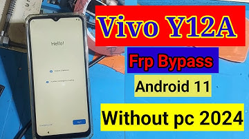 Vivo Y12A Frp Bypass Android 11 Without pc 2024 | Vivo V2102 Frp Google account unlock New Method