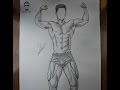 تعلم رسم طريقة رسم عضلات جسم الرجل How To Draw Man Muscles 