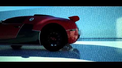 Bugatti. Sketchup and Indigo renderer.