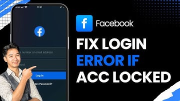 How to Fix Facebook Login Error (Account Locked) !