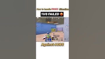 DBS❌AKM✅ | 1v6 IN PANIC SITUATION 🥵 #bgmi #shorts  #bgmihighlights #bgmishorts #viralvideo