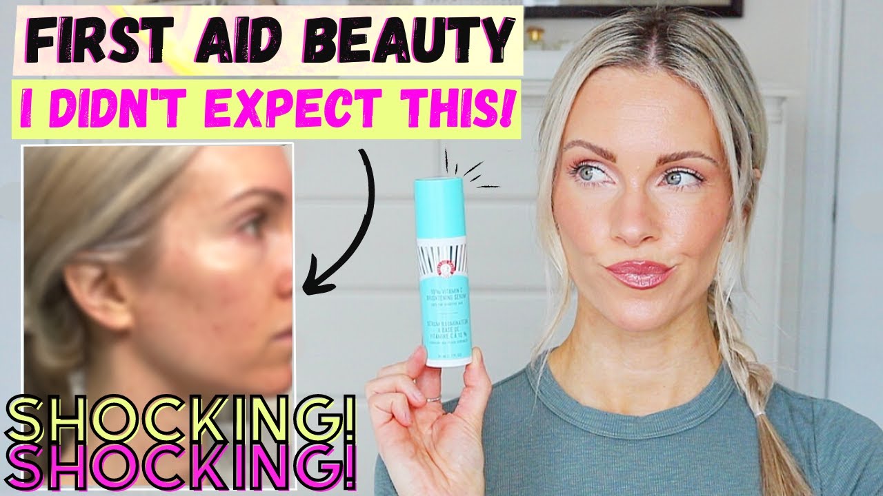 I TRIED THE FIRST AID BEAUTY 10 VITAMIN C BRIGHTENING SERUM AND THIS