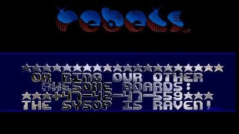 Rebels - Wonderland BBS Intro (Amiga - 1991)