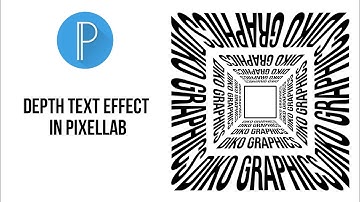 3D Depth Text Effect In PixelLab | Illustrator Like Text Style/Effect In PixelLab | Diko graphics