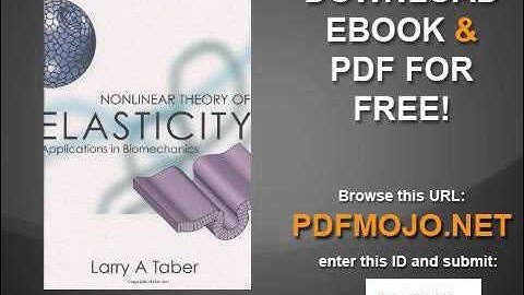 Nonlinear Theory of Elasticity Applications in Biomechanics