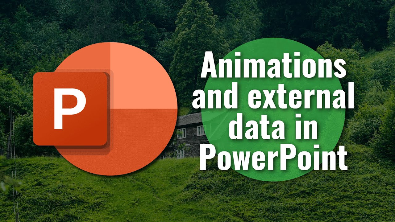 How to add animations and bring in external data to a PowerPoint ...