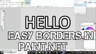 Easy Way To Do A Border In Paint Net