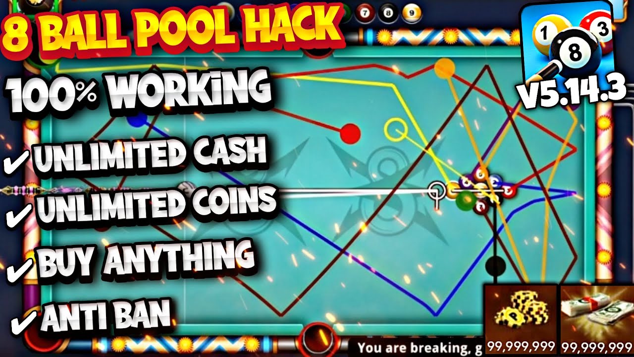 8 Ball Pool Mod APK Anti Ban Unlimited Coins and Cash