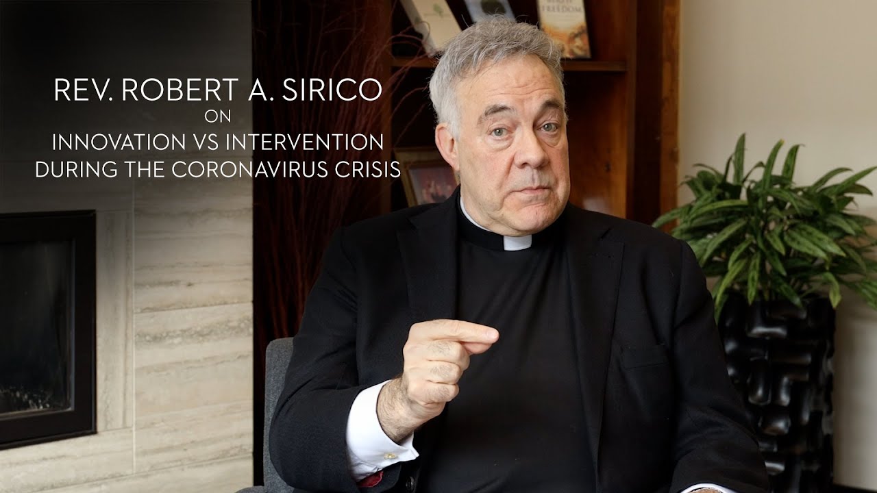 Innovation vs intervention during the coronavirus crisis - YouTube