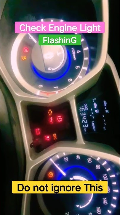Check Engine Light Flashing - What Does It Mean? #youtubeshorts #