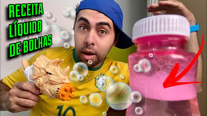 LÍQUIDO PARA FAZER BOLHAS DE SABÃO