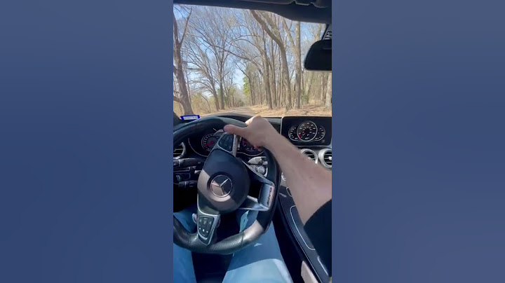 Mercedes C63 acceleration