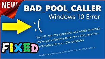 BAD POOL CALLER Windows 10 Fix (English) Best Solution for Blue Screen Error BAD_POOL_CALLER